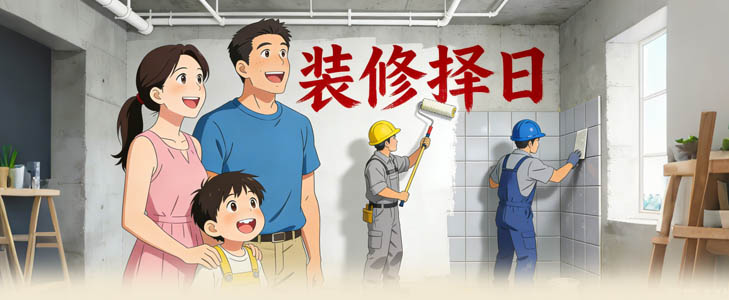 装修新家择吉日